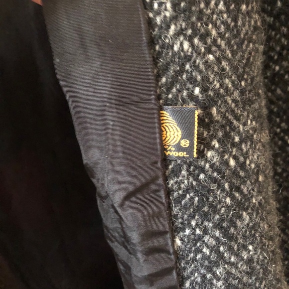 VTG Larry Levine Twill Weave Wool/Nylon Lined Coat - Picture 2 of 11